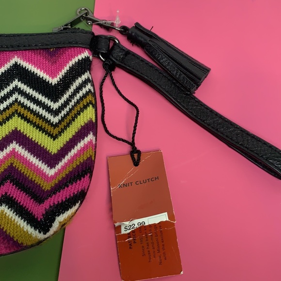Missoni for Target Tassel Knit Chevron Clutch Bag - Picture 3 of 8